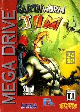 Earthworm Jim (USA) box cover front